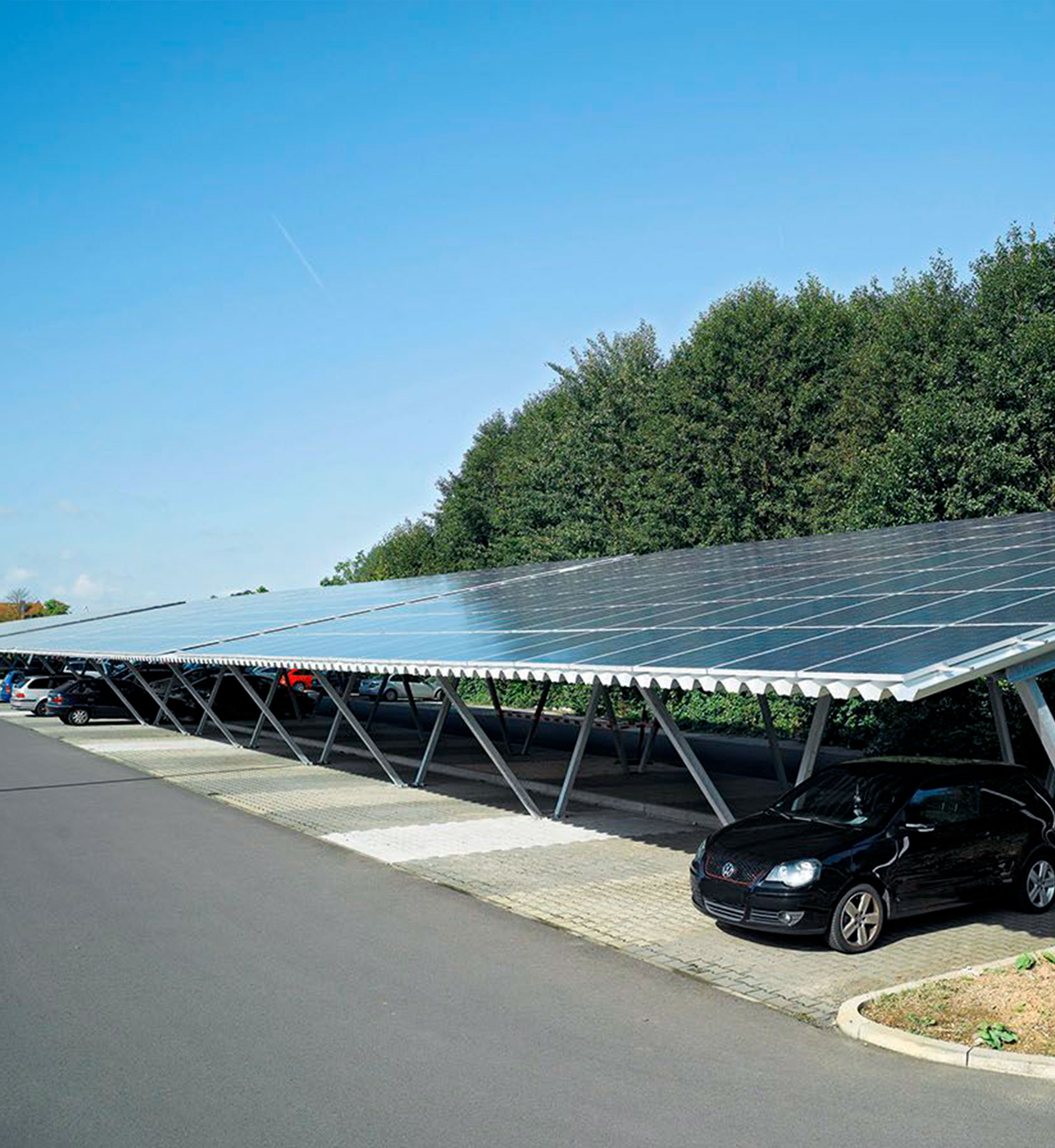 Casa techo fotovoltaico